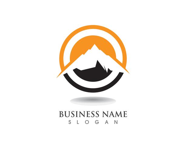 Mountain Logo and symbols  Business Template Vector