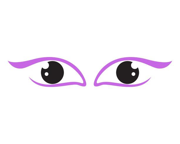 Eyes care health logo and symbols  vector