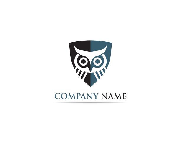 Owl logo bird vector illustrator