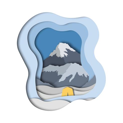 Everest base camp vector