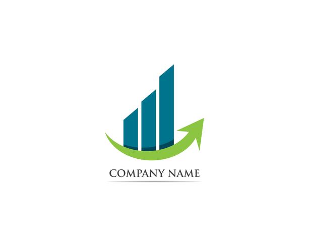 Ilustración de plantilla de vector de logotipo de finanzas