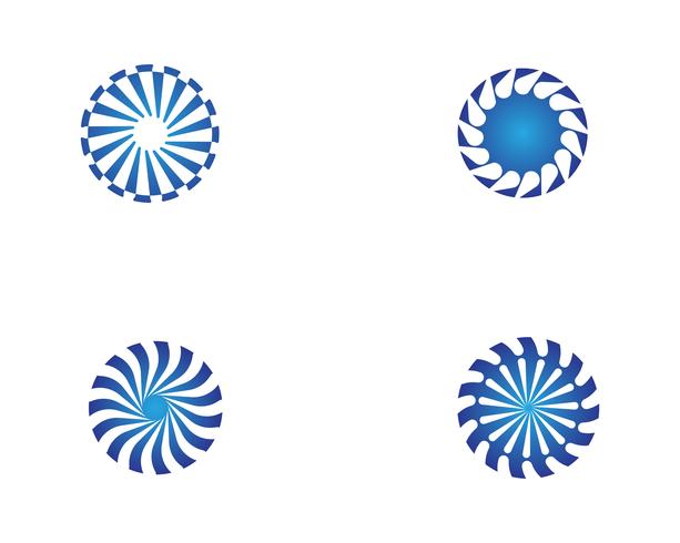 vortex logo and symbols template  vector