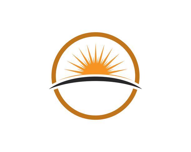 Sun generic logo and symbols vector