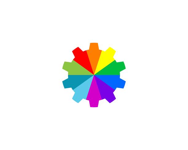 Gear Logo Template vector icon illustration design