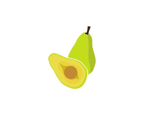 logo de plantilla vector aguacate