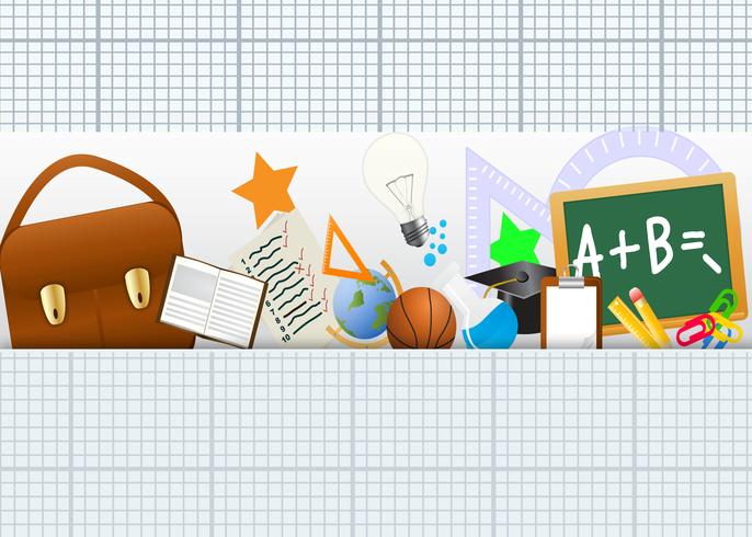 Back to School Icons set vector