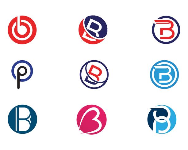 B Letter Icon Design Vector Illustration.