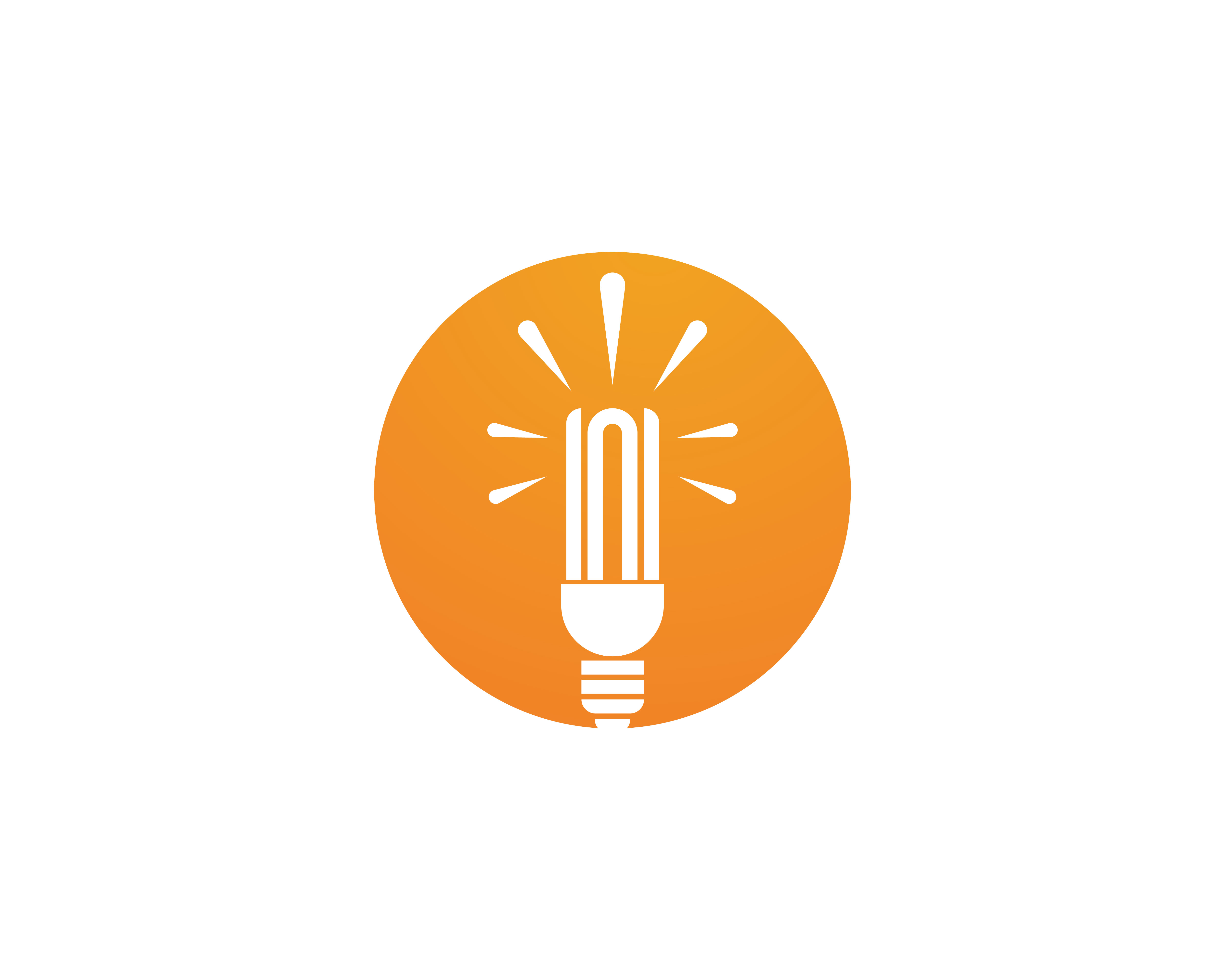 bulb logo vector ilustration template 619932 Vector Art at Vecteezy