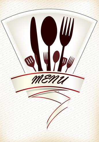 Diseño del menú del restaurante. vector