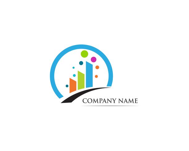 Finance logo vector template illustration