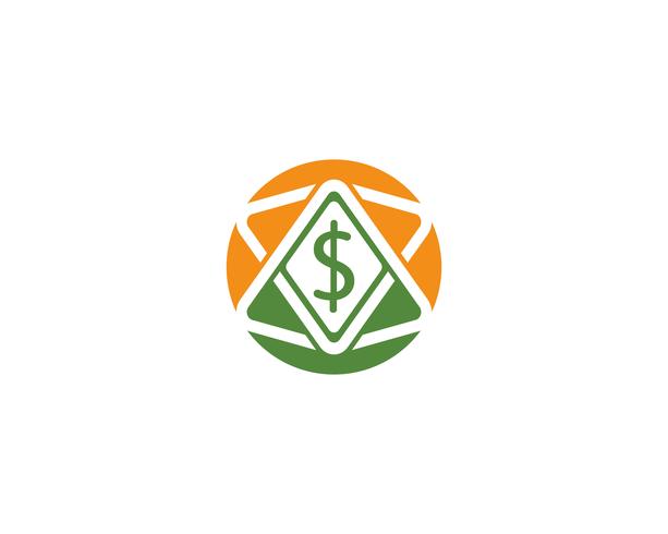 plantilla de vector de logotipo de dinero