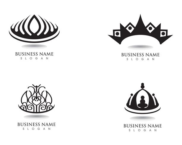 Crown Logo Template vector illustrations