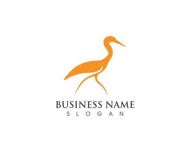 Swan logo Template vector