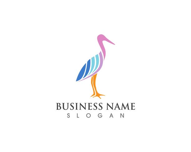 Swan logo Template vector