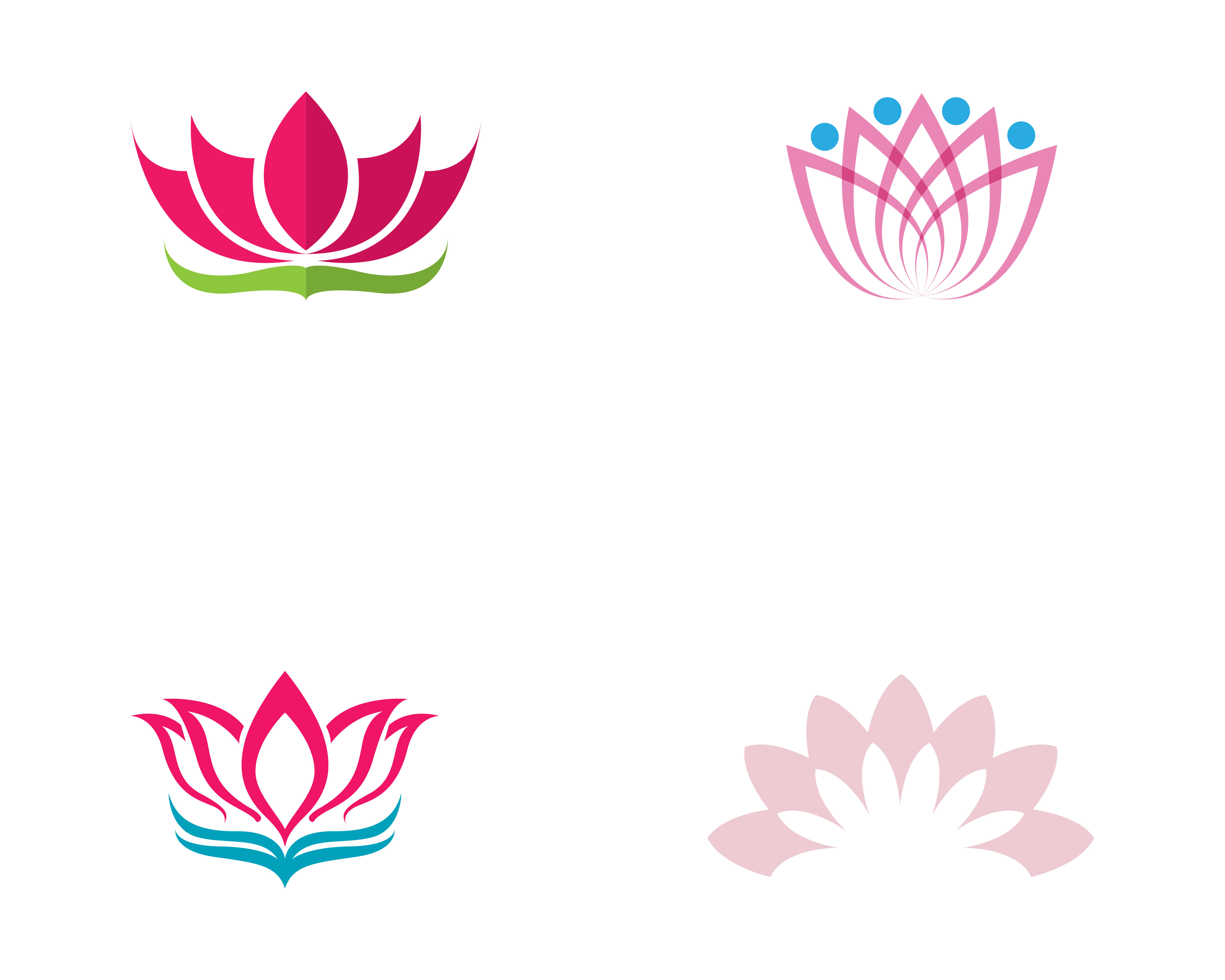 Lotus flower logo and symbols vector template 620203 Vector Art at Vecteezy