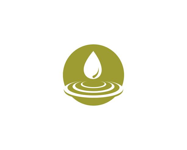 icono de vector de plantilla logo oliva