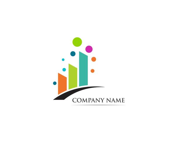 Finance logo vector template illustration