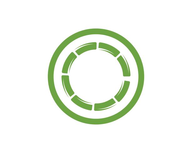 Bamboo with green leaf for your logo icon vector templat
