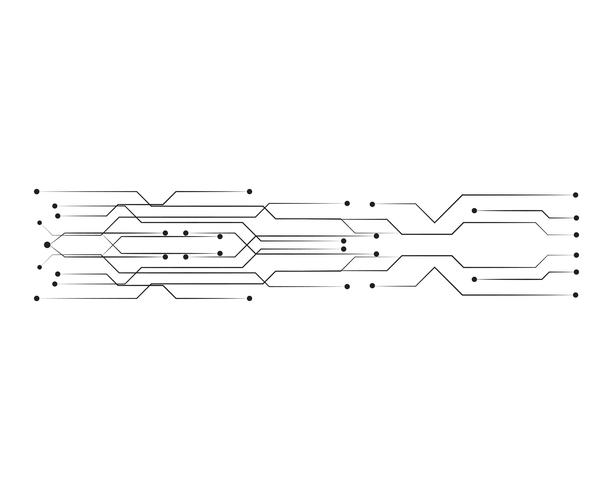 circuit illustration vector template line