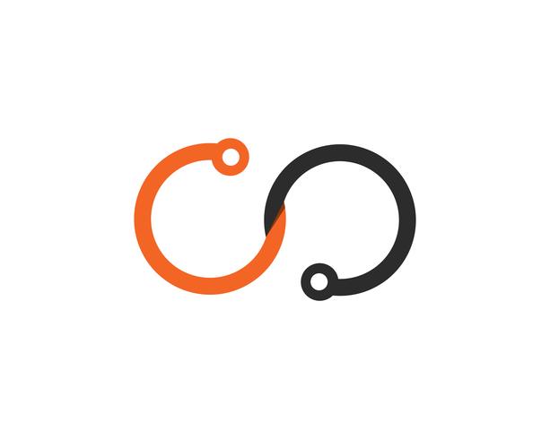 infinity logo vector