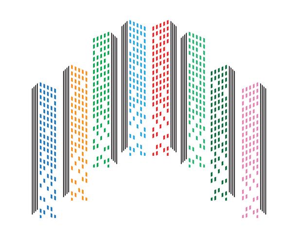 Modern City skyline . city silhouette. vector illustration in flat 