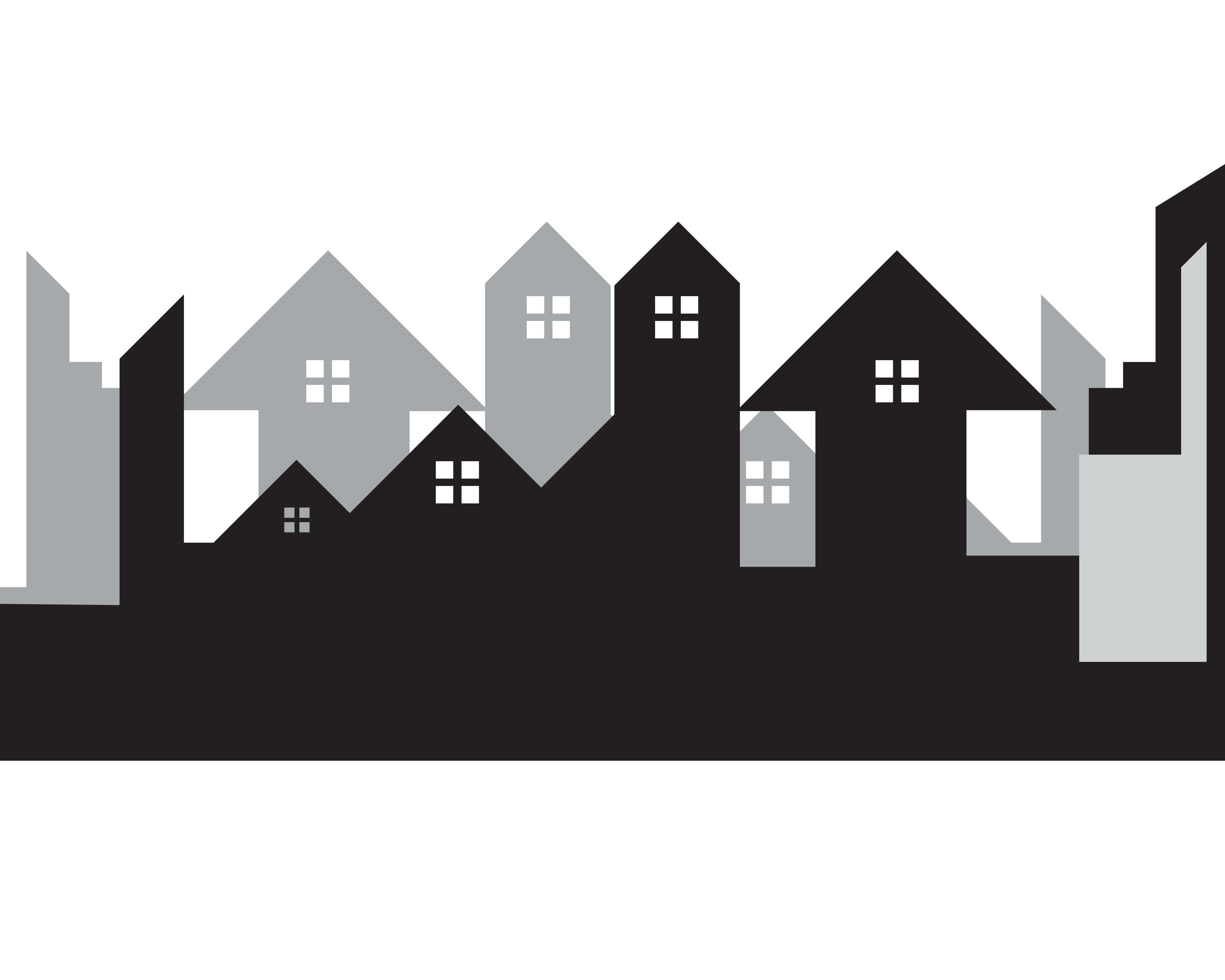 Modern City skyline . city silhouette. vector illustration in flat