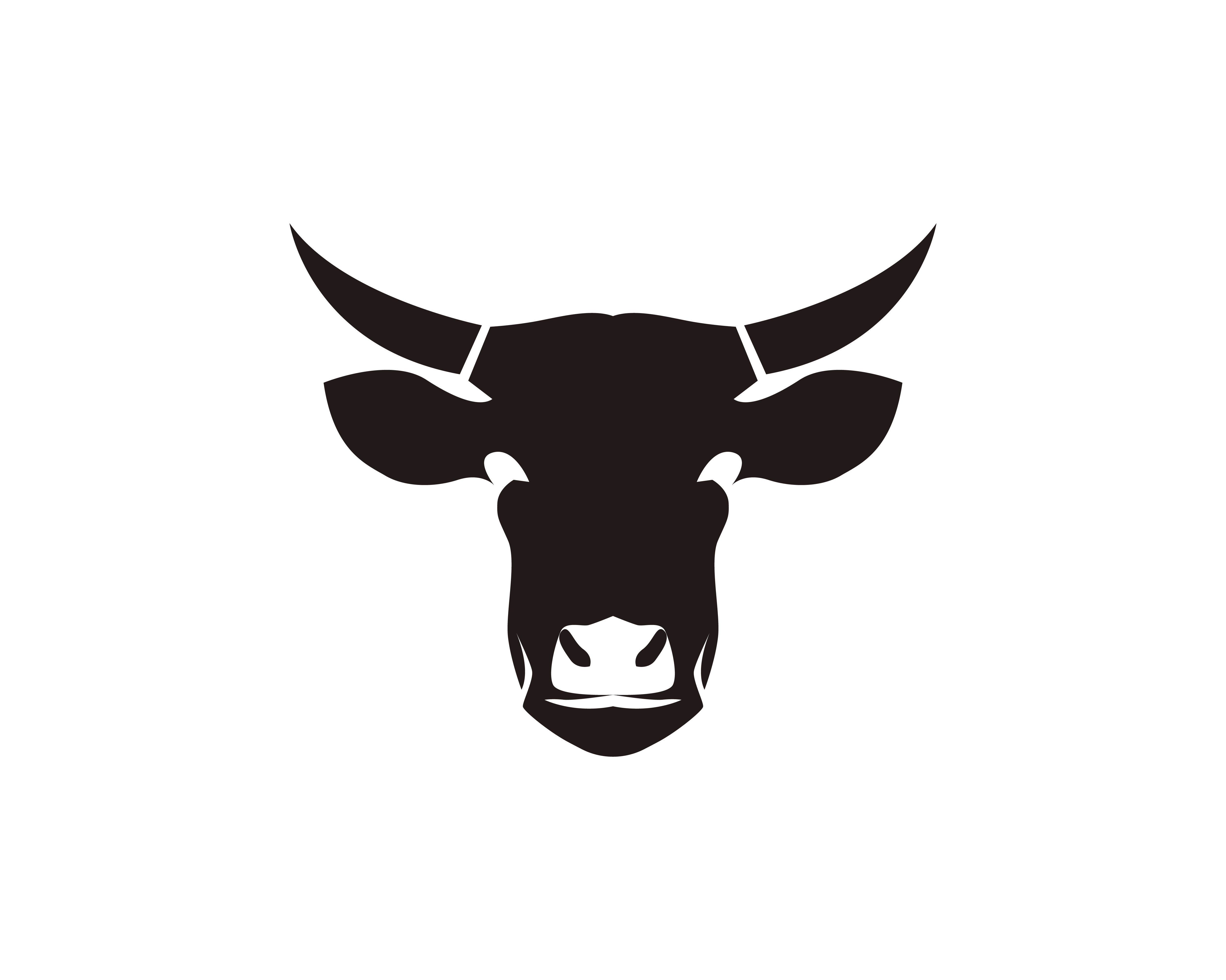 Cow head symbols and logo vector template 620754 Vector Art at Vecteezy