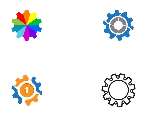 Gear Logo Template vector icon illustration design