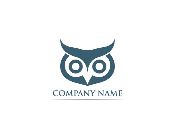 Owl logo bird vector illustrator