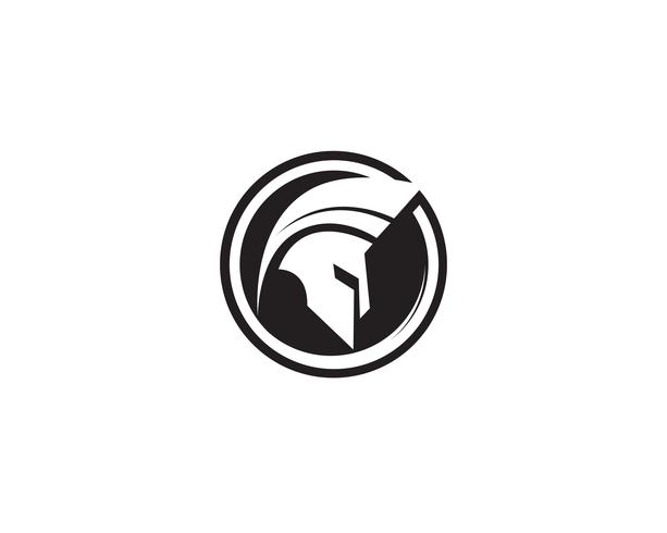 Spartan casco vector logo