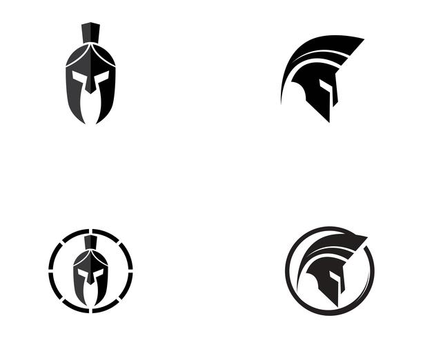 Spartan casco vector logo