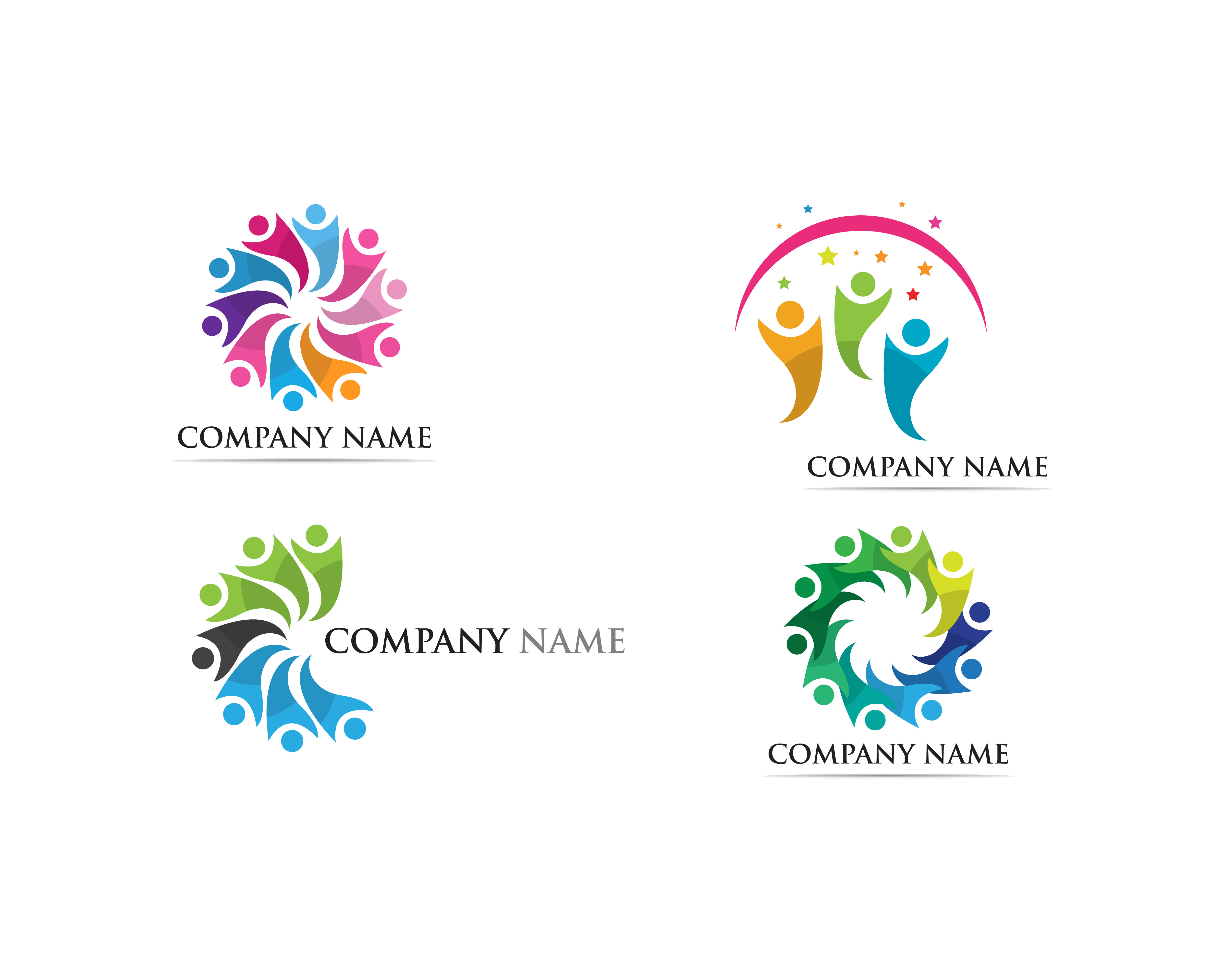 Adoption and community care Logo template vector 621193 Vector Art at ...