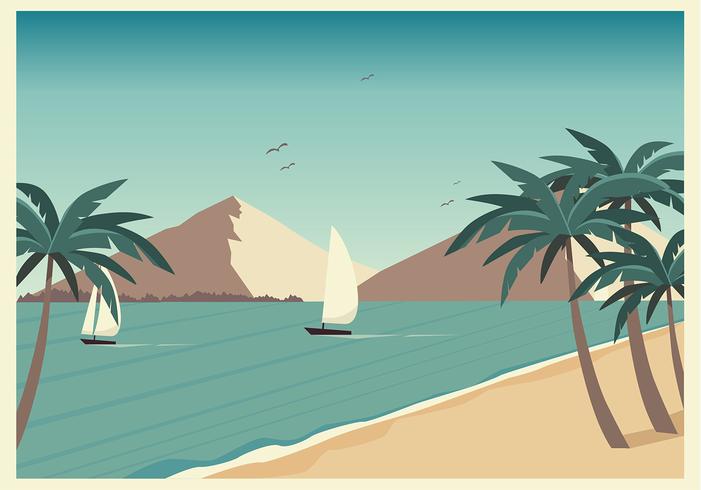 Vector paisaje ilustración