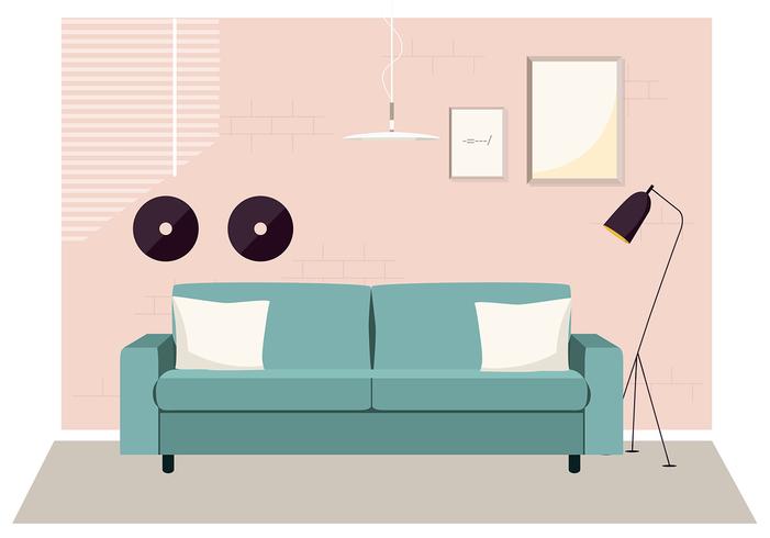 Vector Livingroom Illustration