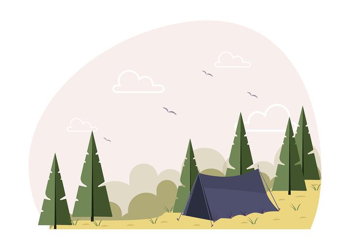 Vector paisaje ilustración