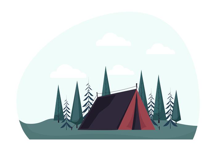 Vector paisaje ilustración