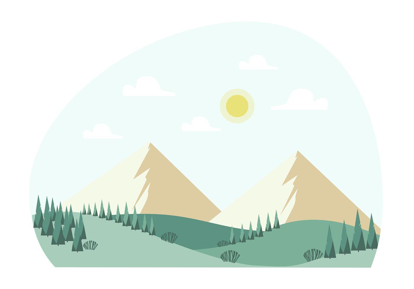 Vector Landscape illustration 621222 Vector Art at Vecteezy