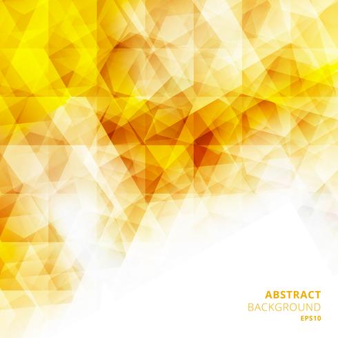 Abstract low polygon geometric pattern yellow background. Creative design templates. vector