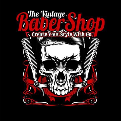 The Vintage Barber Shop Skull And Comb Vector Hand Drawing Shirt Designs Biker Disk Jockey Gentleman Barber And Many Others Isolated And Easy To Edit Vector Illustration Vector Download Free Vectors Clipart Graphics