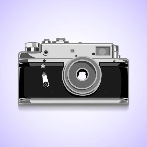 Vector photo camera