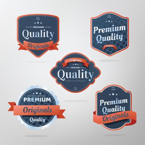 Retro Badge Vector Pack