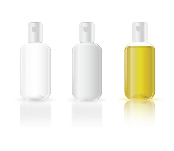 Set of bottles vector