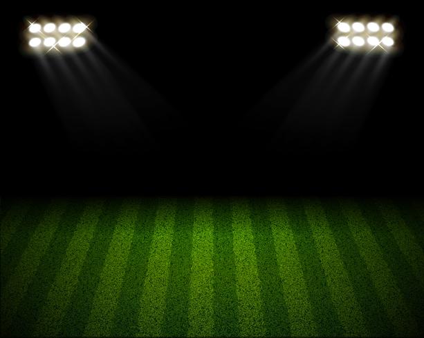 Soccer field arena lanscape vector