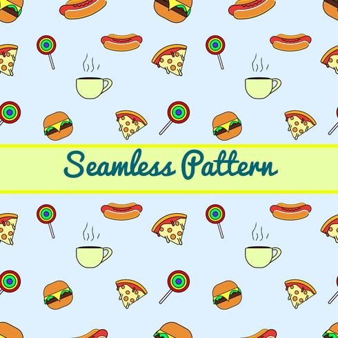 Seamless Pattern With Decorative Element and Modern Design vector