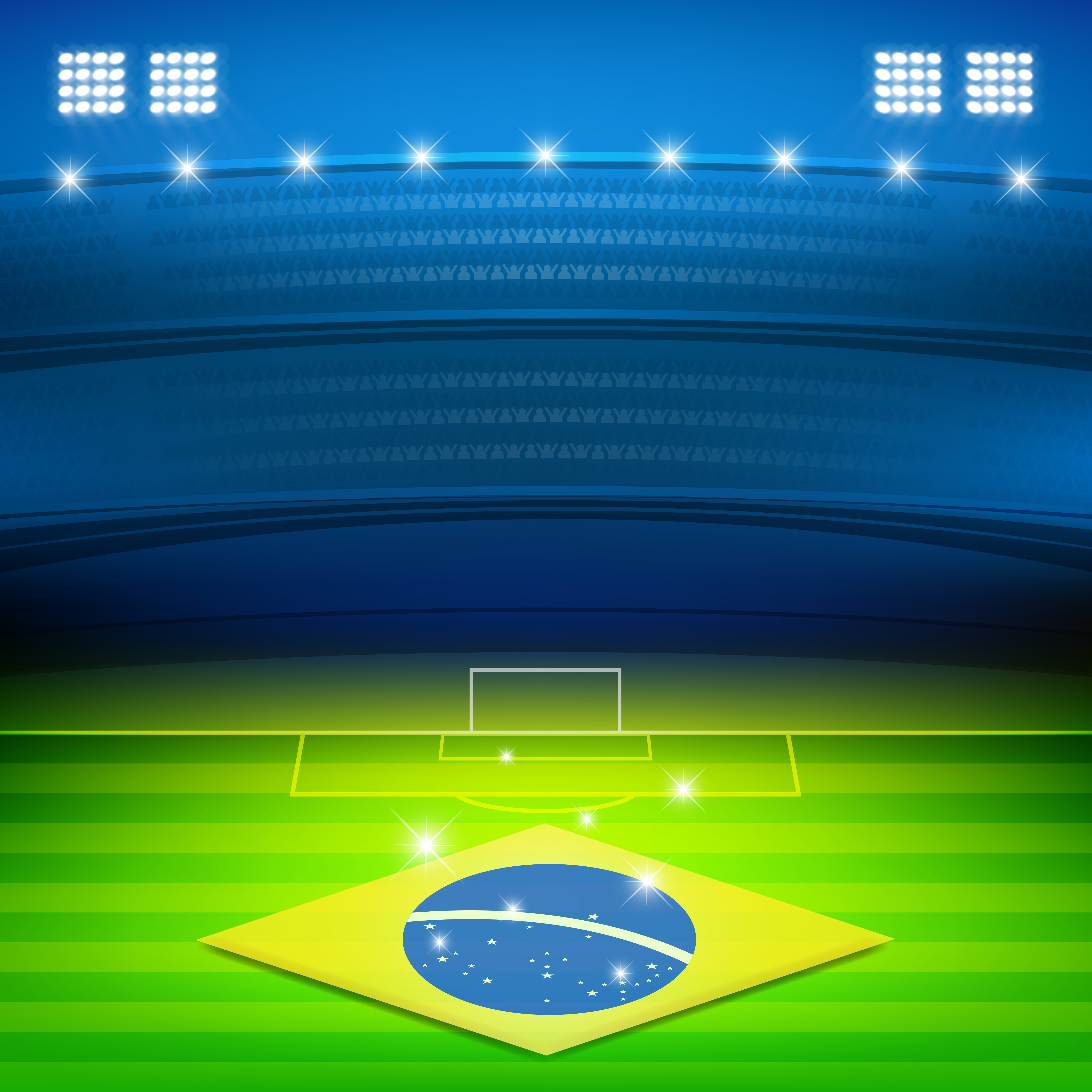 Brazil Soccer Stadium Background Vector Art At Vecteezy Brazil Soccer Stadium Background Vector Art At Vecteezy
