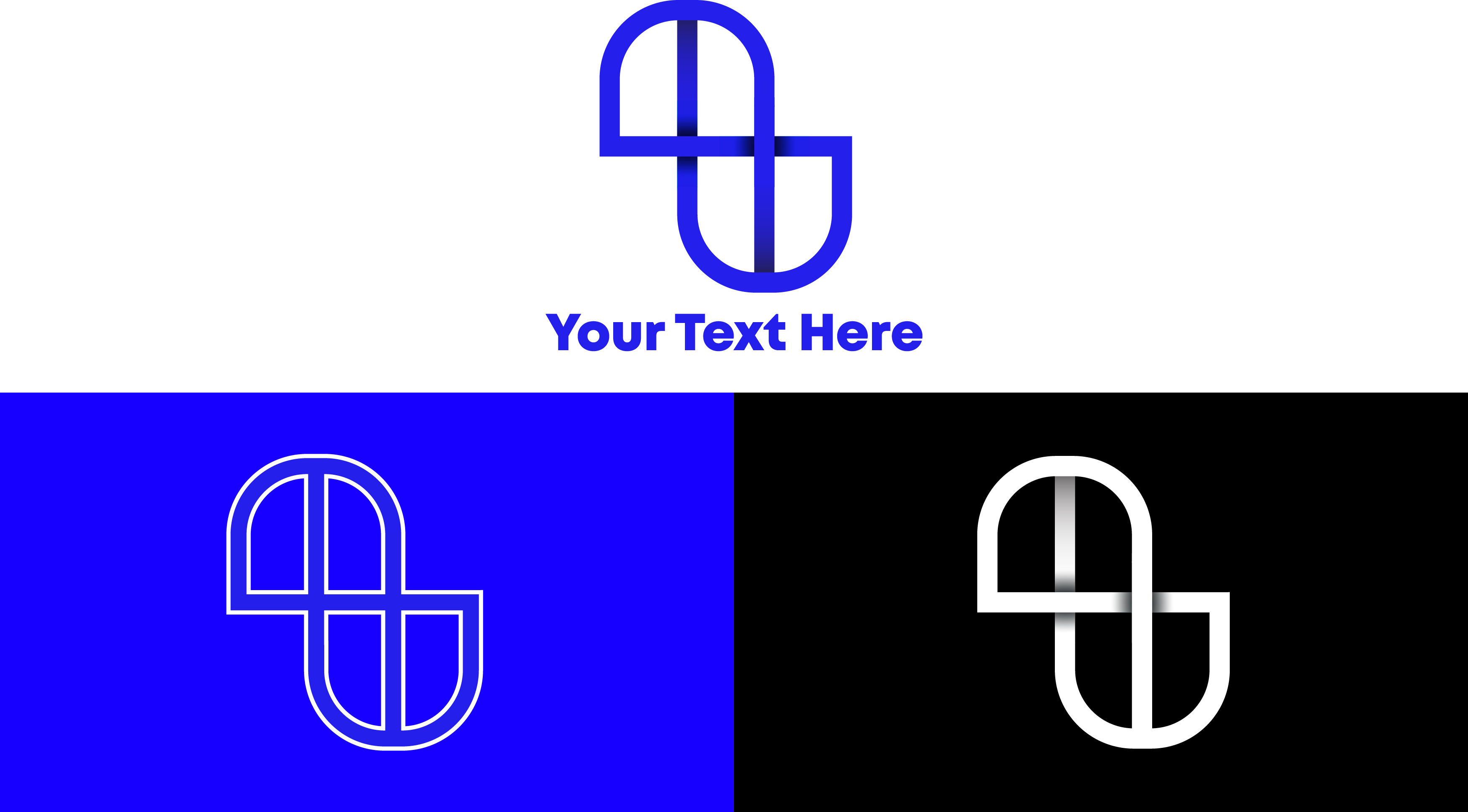 Download Simple and Modern Monogram Logo Concept - Download Free Vectors, Clipart Graphics & Vector Art