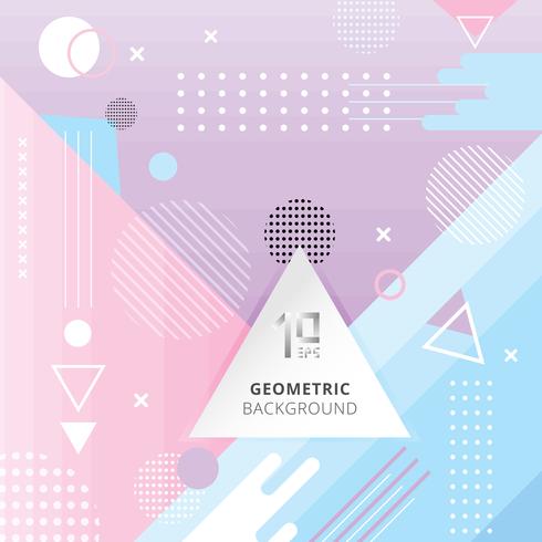 Abstract Trendy Geometric Flat Pattern Pastel Color Style Background Download Free Vectors Clipart Graphics Vector Art