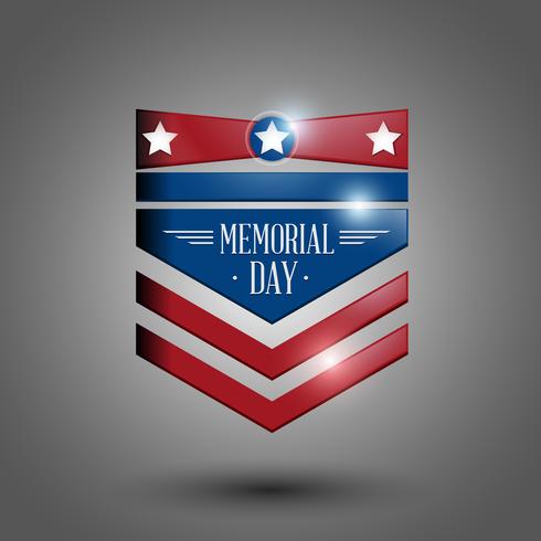 Memorial day symbol vector