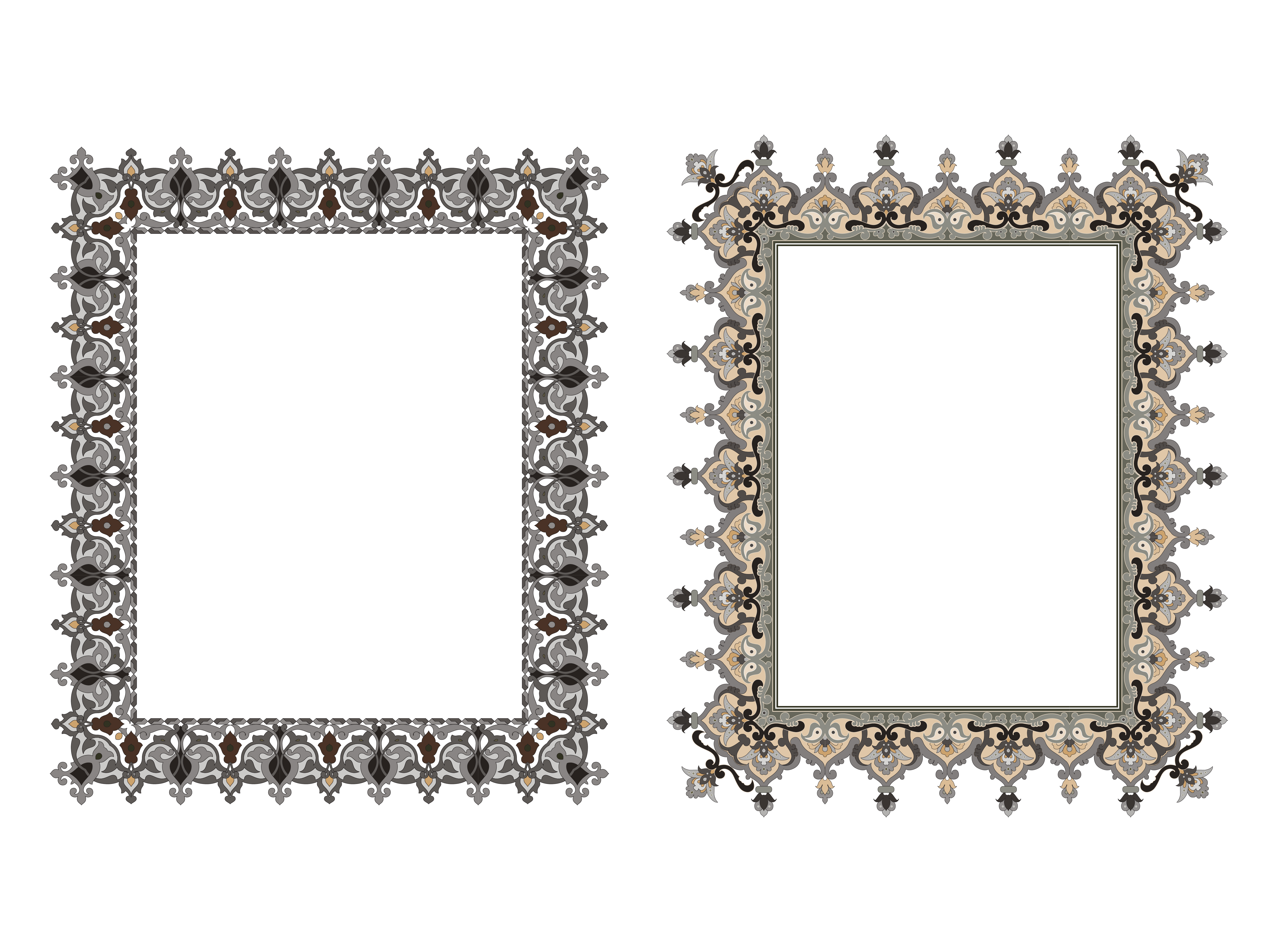 Download square elegant frame.. Vector Illustration. 622216 ...