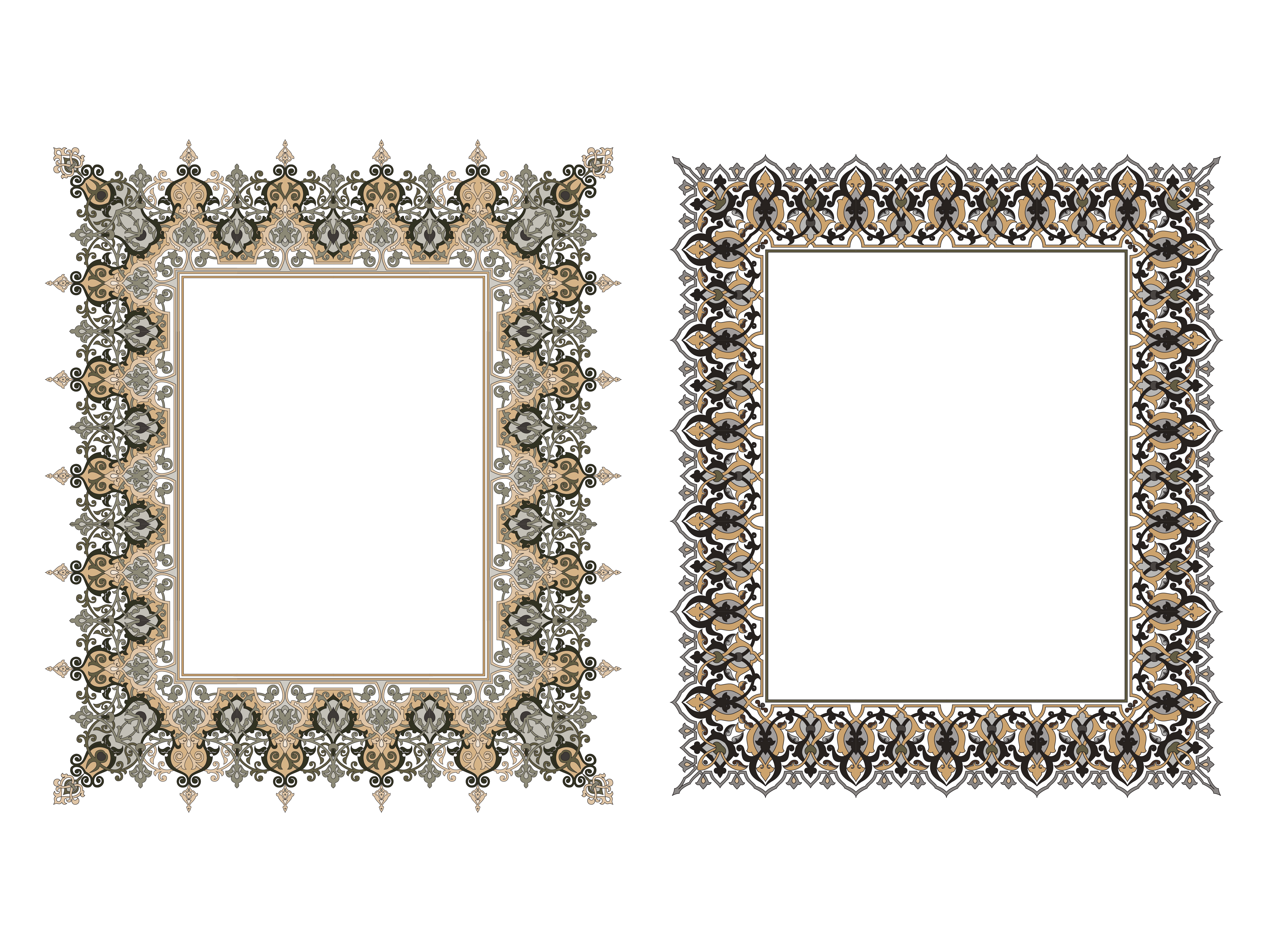 Download square elegant frame.. Vector Illustration. - Download ...
